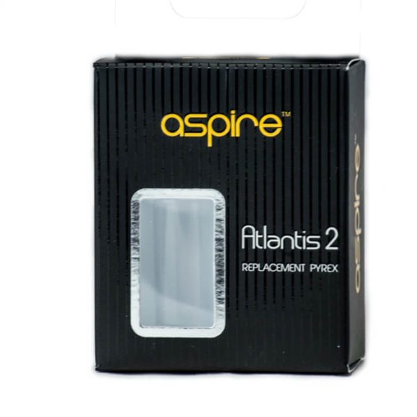 Aspire Atlantis V2 Replacement Glass and Packaging stocked at Smokey Joes