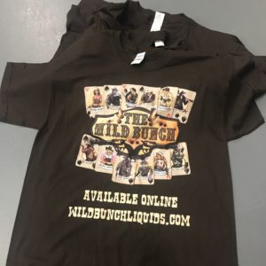Wild Bunch T-shirts stocked at Smokey Joes