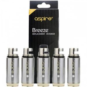 Aspire Breeze Replacement Coils Pack of 5 stocked at Smokey Joes