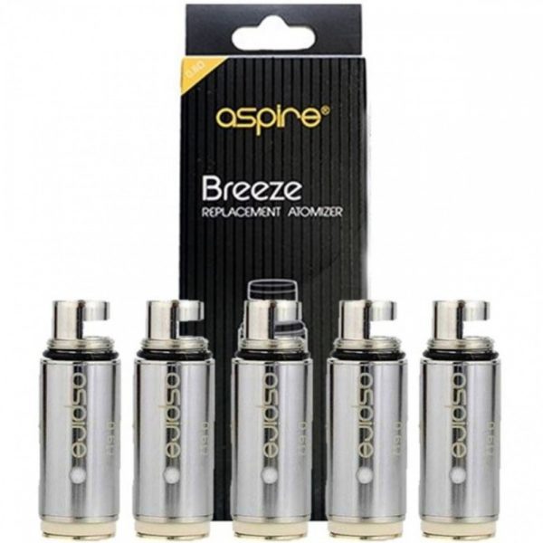 Aspire Breeze Replacement Coils Pack of 5 stocked at Smokey Joes
