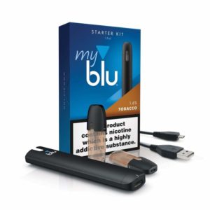 The myblu™ starter kit from BLU is a simple and easy to use kit with a built 350mah battery that charges fully in 20 minutes.