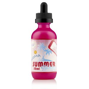 Cola, cherry and ice flavoured e-liquid by Dinner Lady in the UK. High VG 50ml Short Fill Bottle.