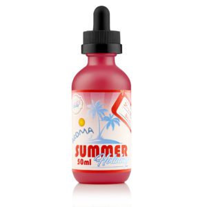 Strawberry, lemonade and ice flavoured e-liquid by Dinner Lady in the UK. High VG 50ml Short Fill Bottle.