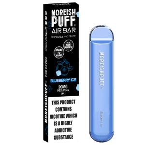 moreish puff air bar blueberry ice