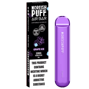 moreish puff air bar grape ice