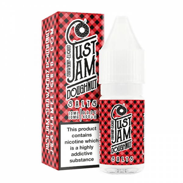 just jam strawberry doughnut 10ml nic salt