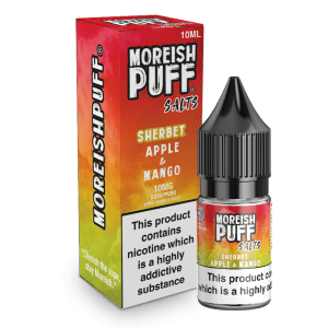 moreish puff Nic Salt apple and mango
