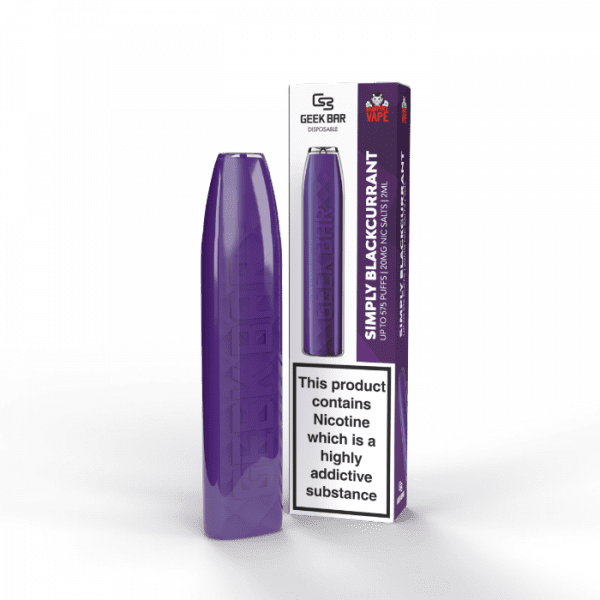 vampire vape geek bar simply blackcurrant