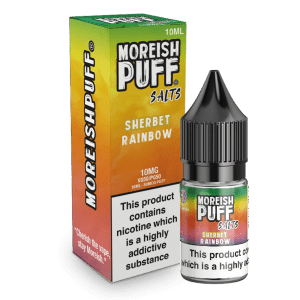 moreish puff Nic Salt sherbet rainbow