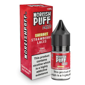 moreish puff Nic Salt sherbet strawberry laces