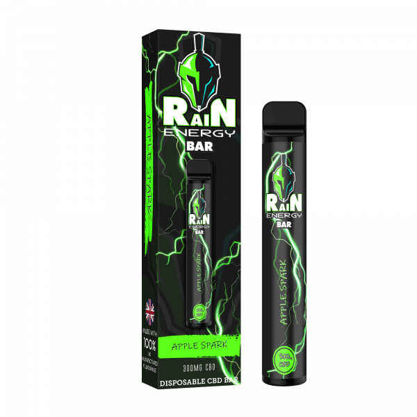 rain energy cbd bar apple spark