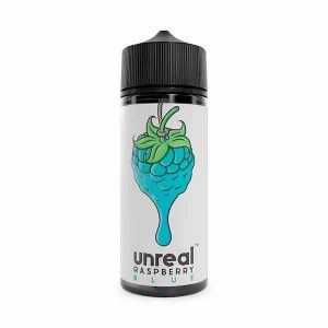 unreal raspberry Blue 120ml short fill