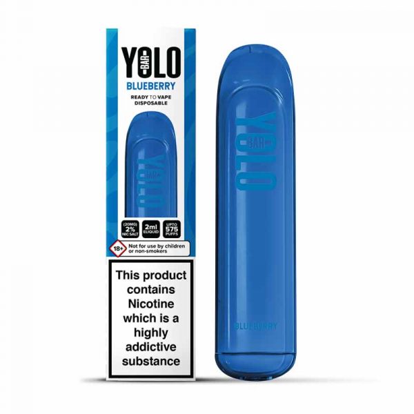 yolo disposable vape bar blueberry
