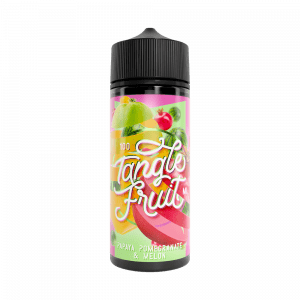 tangle fruit short fill 120ml papaya pomegranate & melon