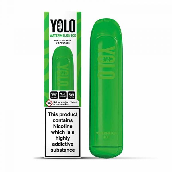 yolo disposable vape bar watermelon ice
