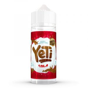 cola ice by yeti 120ml short fill
