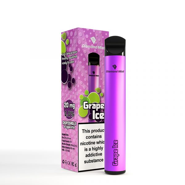 grape ice diamond mist disposable bar