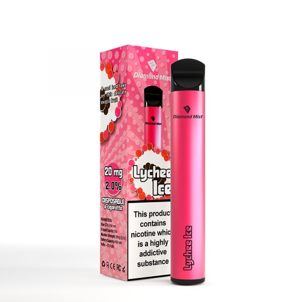 lychee ice diamond mist disposable bar