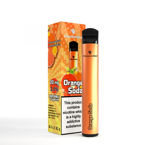 orange soda diamond mist disposable bar