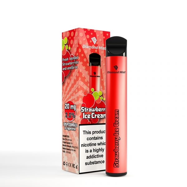 strawberry Ice Cream diamond mist disposable bar