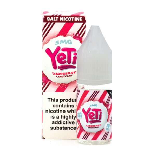 raspberry candy cane yeti nic salt
