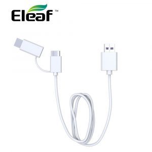 eleaf type c charging cable with micro USB adapter