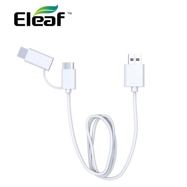 eleaf type c charging cable with micro USB adapter