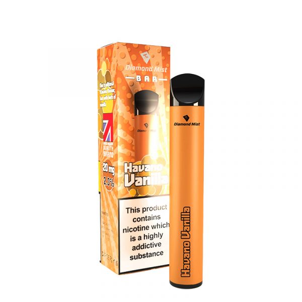Havano Vanilla Diamond mist disposable bar