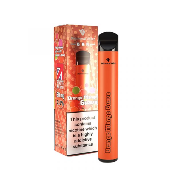 Orange Mango Guava Diamond mist disposable bar