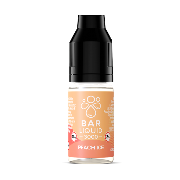 Bar Liquid 3000 Nic Salts Peach Ice