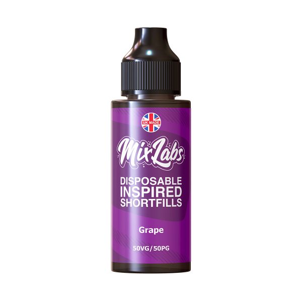 Grape short fill 120ml 3mg by Mix labs