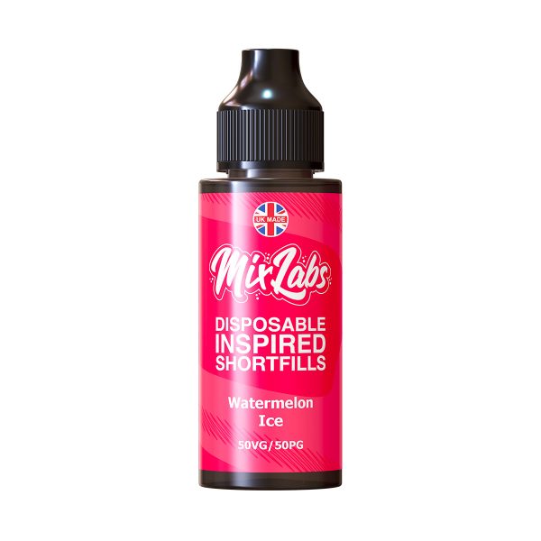 Watermelon Ice short fill 120ml 3mg by Mix labs