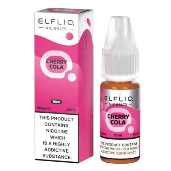 elfliq cherry cola nic salt by elf bar