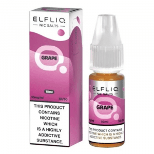 elfliq grape nic salt by elf bar