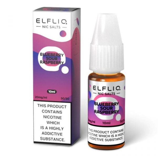 elfliq Blueberry sour raspberry nic salt by elf bar