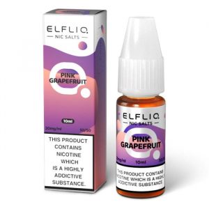 elfliq pink grapefruit nic salt by elf bar