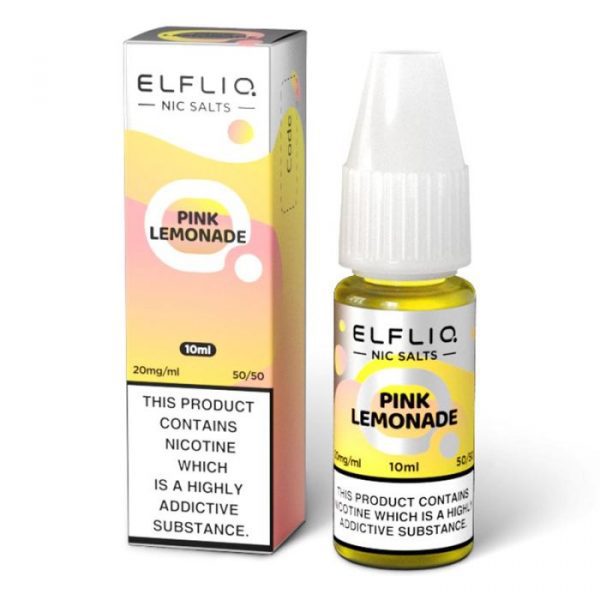 elfliq pink lemonde nic salt by elf bar