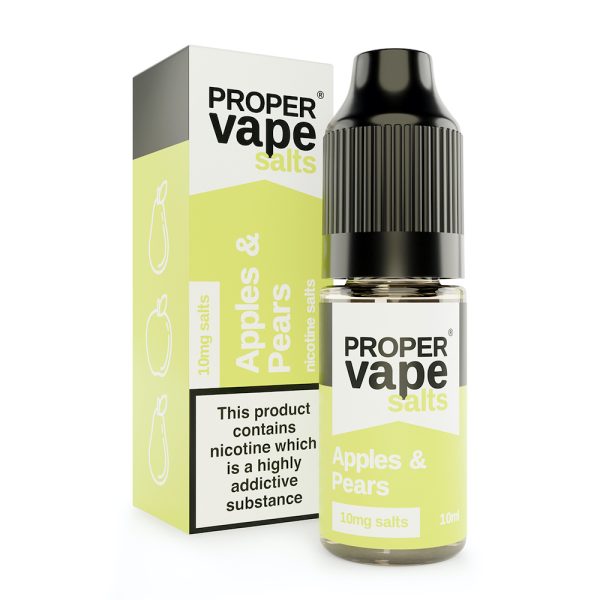 apples and pears proper vape nicotine salts