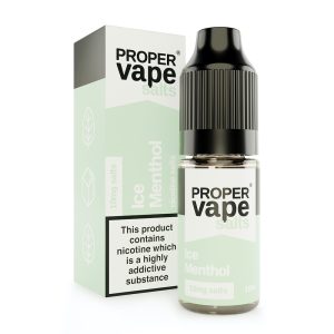 Ice Menthol proper vape nicotine salts