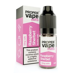 Raspberry Sherbet proper vape nicotine salts