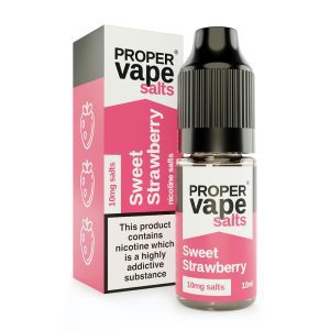 Sweet Strawberry proper vape nicotine salts