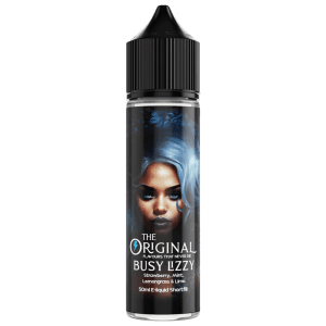 the original busy lizzy e-liquid 50ml short fill bottle