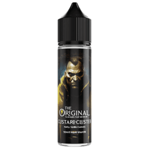 the original custard cluster e-liquid 50ml short fill bottle