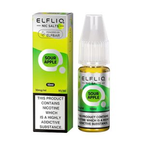 elfliq Sour Apple nic salt by elf bar