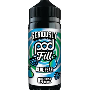 Seriously Pod Fill by Doozy Vape Co | 50/50 VG/PG | Blue pear | 100ml Shortfill | 0mg