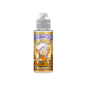 Grannies Custard e-liquid 120ml short fill salted caramel custard