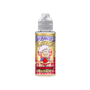 Grannies Custard e-liquid 120ml short fill strawberry custard