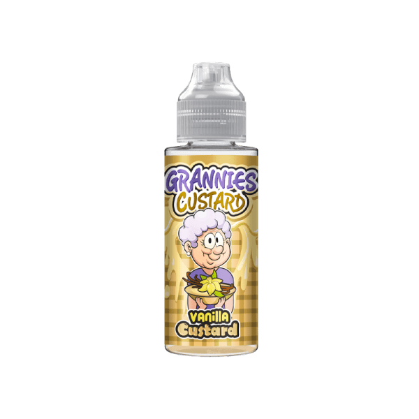 Grannies Custard e-liquid 120ml short fill vanilla custard