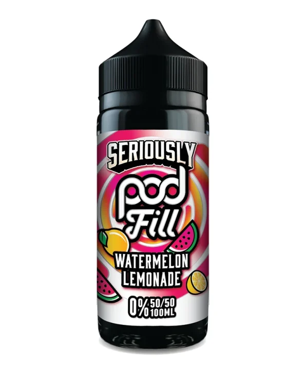 Seriously Pod Fill by Doozy Vape Co | 50/50 VG/PG | watermelon lemonade | 100ml Shortfill | 0mg