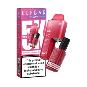 Strawberry Raspberry Cherry Ice ELF Bar AF5000